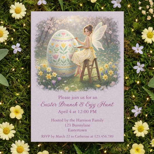 Osterfeen-Malerei-Ei Frühling Einladung