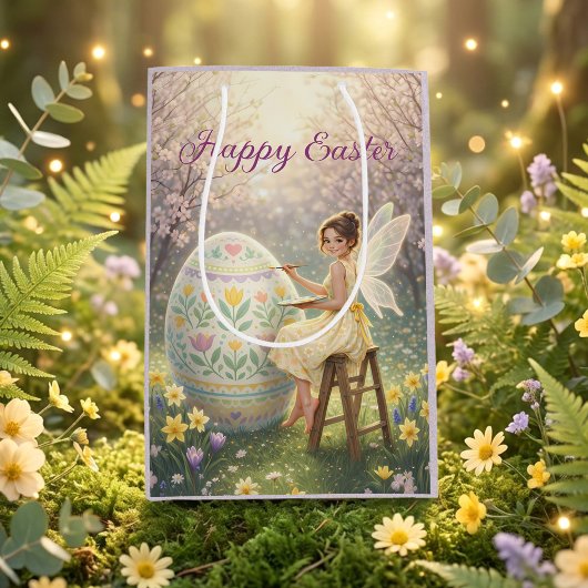 Osterfeen-Malerei-Ei Frühling Mittlere Geschenktüte