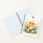 Osterfeier 2024, Individuelle Name Ostereier Notizblock (Innenseite)