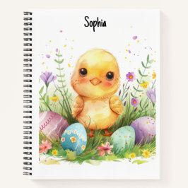 Osterfeier 2024, Individuelle Name Ostereier Notizblock