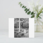 Osterfeier der Auferstehung Christi Einladungspostkarte (Stehend Vorderseite)