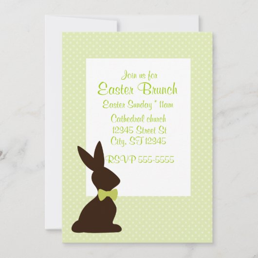 Osterfeier Einladung (Vorderseite)