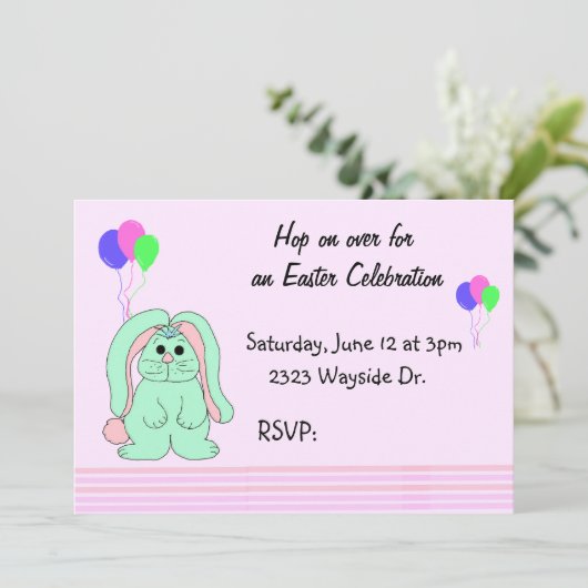 Osterfeier Einladung (Stehend Vorderseite)