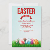 Osterfeier Einladung (Vorderseite)