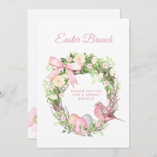 Osterfeier Einladung (Vorne/Hinten)