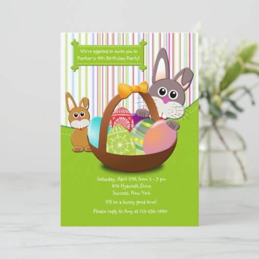 Osterfeier Einladung (Stehend Vorderseite)