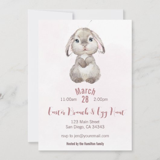 Osterfeier Einladung (Vorderseite)