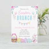 Osterfeier Einladung, Osteressen einladen Einladung (Stehend Vorderseite)
