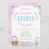 Osterfeier Einladung, Osteressen einladen Einladung (Vorne/Hinten)
