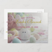 Osterfeier Einladung Postkarte (Vorne/Hinten)