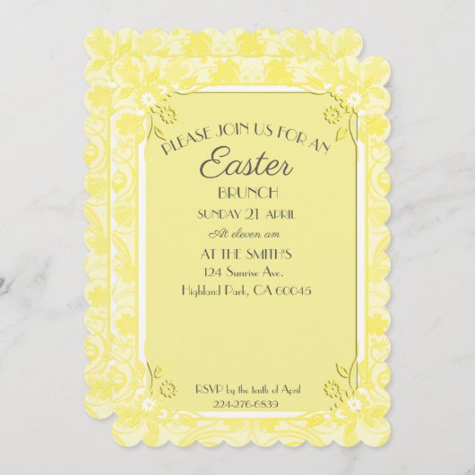 Osterfeier Feiertagskarte (Vorne/Hinten)