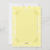 Osterfeier Feiertagskarte (Rückseite)