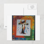 Osterfeier Feiertagspostkarte (Vorne/Hinten)