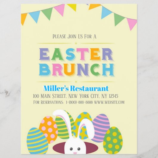 Osterfeier Flyer (Vorne)