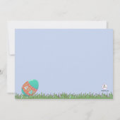 Osterfeier Foto Geburtstagsparty Einladung (Rückseite)