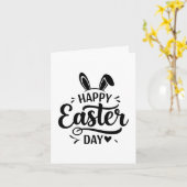 Osterfeier: Freuen Sie sich auf Grüße Karte (Gelbe Blume)