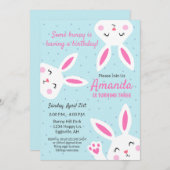 Osterfeier Geburtstagsfeier Einladung (Vorne/Hinten)