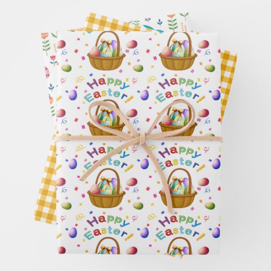 Osterfeier Geschenkpapier Set (Beispiel)