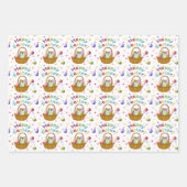 Osterfeier Geschenkpapier Set (Vorderseite)