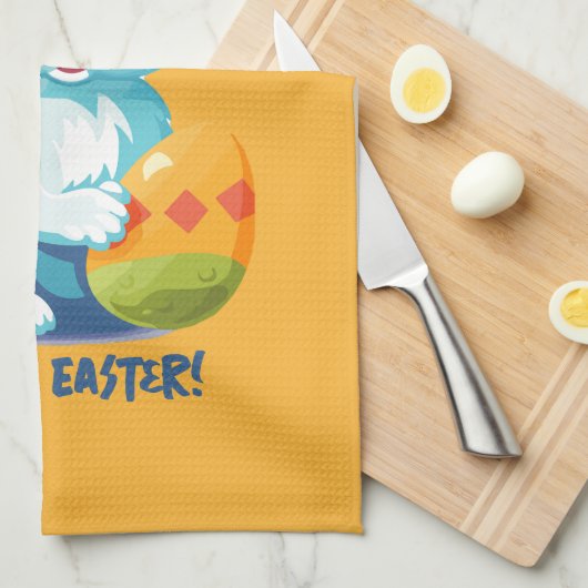 Osterfeier! Geschirrtuch (Viertel Falte)
