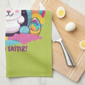Osterfeier! Geschirrtuch (Viertel Falte)