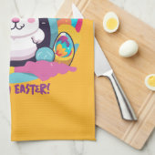 Osterfeier! Geschirrtuch (Viertel Falte)