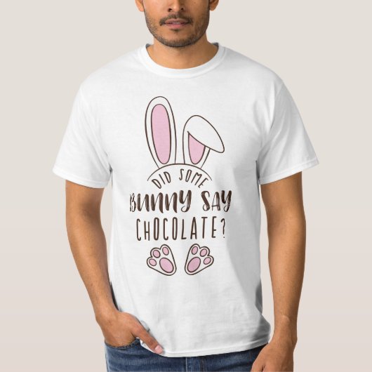 Osterfeier hat einen sonnigen Say Chocolate Pub Ni T-Shirt (Vorderseite)