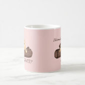 Osterfeier hat sonnige Say CHOCOLATE Tasse (Mittel)