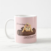 Osterfeier hat sonnige Say CHOCOLATE Tasse (Links)