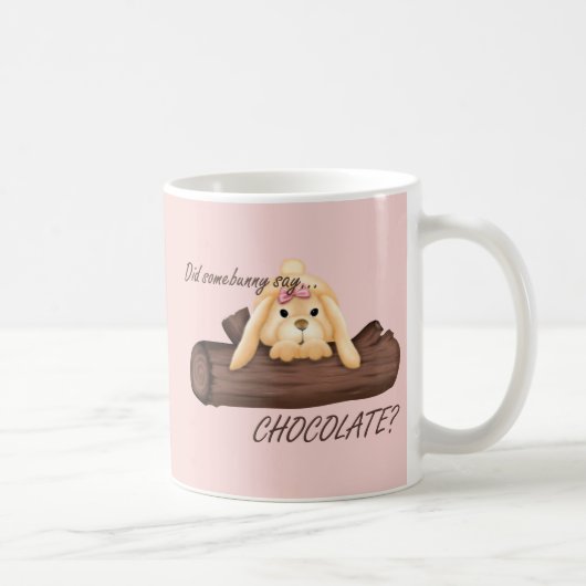 Osterfeier hat sonnige Say CHOCOLATE Tasse (Rechts)