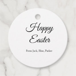 Osterfeier hinzufügen QR Foto glücklich Oster Geschenkanhänger