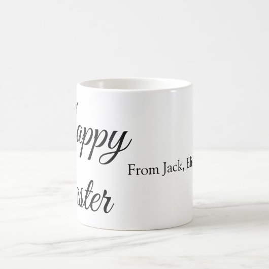 Osterfeier hinzufügen QR Foto glücklich Oster Kaffeetasse (Mittel)