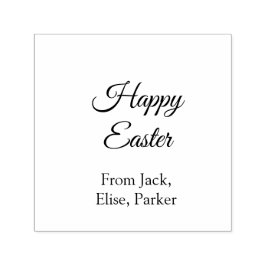 Osterfeier hinzufügen QR Foto glücklich Oster Permastempel