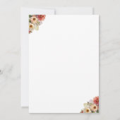 Osterfeier in Aquarellen Einladung (Rückseite)