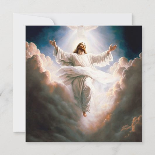 Osterfeier Jesus Feiertagskarte (Vorderseite)
