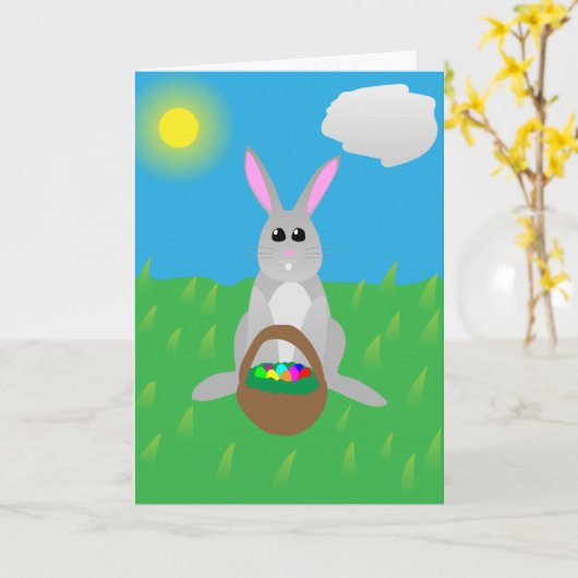 Osterfeier! Karte (Gelbe Blume)