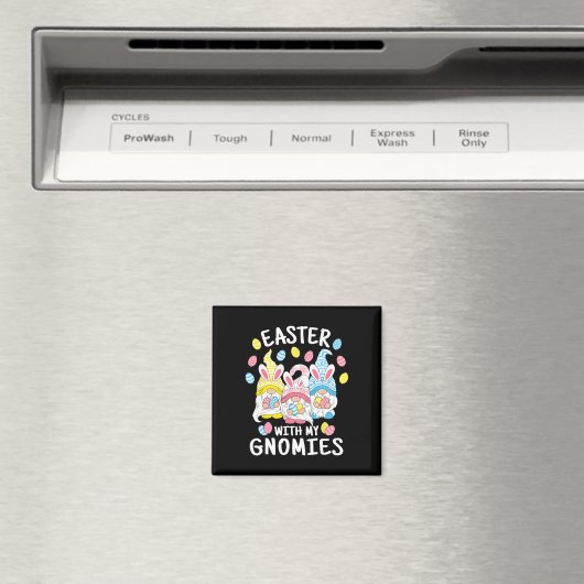 Osterfeier mit meinen Gnomen Gnome Bunn glückliche Magnet (In Situ (Geschirrspüler))