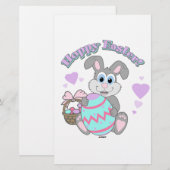 Osterfeier! Osterhase Briefpapier (Vorne/Hinten)
