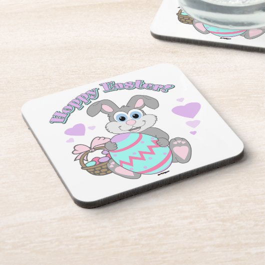 Osterfeier! Osterhase Getränkeuntersetzer (Linke Seite)