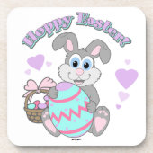 Osterfeier! Osterhase Getränkeuntersetzer (Vorderseite)