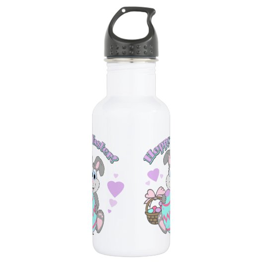 Osterfeier! Osterhase Trinkflasche (Vorderseite)