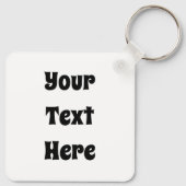 Osterfeier! Osterhasen Kackend Schokoladeneier Schlüsselanhänger (Rückseite)