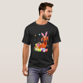 Osterfeier Ostern Niedliche Sonnige Dackel tragen T-Shirt (Vorne ganz)