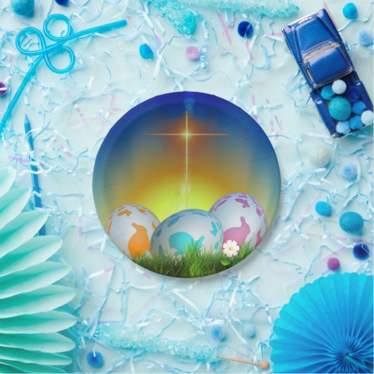 Osterfeier Pappteller (Party)