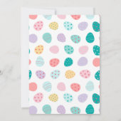 Osterfeier Party Einladung der Eizelljagd (Rückseite)