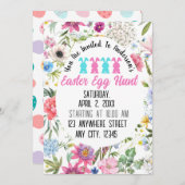 Osterfeier Party Einladung der Eizelljagd (Vorne/Hinten)