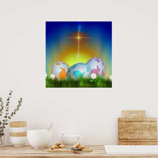 Osterfeier Poster (Küche)