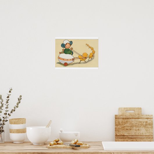 Osterfeier Poster (Küche)