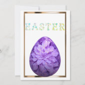 Osterfeiertag Einladung zur Eizelljagd (Rückseite)