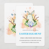 Osterfeiertag Einladung zur Eizelljagd (Vorne/Hinten)